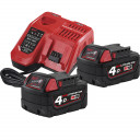 Battery and charger M18 NRG-402 4933459215 MILWAUKEE