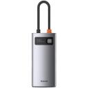 Baseus dokk CAHUB-CY0G, 4 porti, 4K@30Hz, USB 3.0 5GB/s, USB 2.0 480MB/s, 100W PD laadimine, alumiiniumisulamist