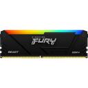 Kingston FURY Beast RGB RAM KF432C16BB2A/32, 32 GB, DDR4, 3200 MT/s, 1.35 V, CL16, 288-pin DIMM, registreerimata, ilma ECC-ta
