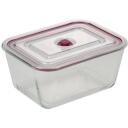 Jata Toidun&otilde;u HREC4202, 1500ml, 19.5cm, 14cm, 9cm, klaas, l&auml;bipaistev, roosa, &otilde;hukindel, BPA-vaba