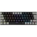 White Shark Klaviatuur WAKIZASHI-2-US-B-G-RED.SW, 0.430 kg, 29.2 cm, 10.5 cm, 3.5 cm, RGB valgustus, 64 klahvi, USB-A/USB-C
