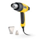 Celtniecības fēns 2000W, POWERPLUS, POWX1021, 3 temperatūras iestatījumi, 2 uzgaļi, 3 m kabelis