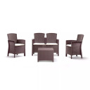 Dārza mēbeļu komplekts Lido 2 BICA 1692173 brūns