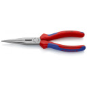 Snipe Nose Side Cutting Pliers, Knipex, 26 12 200 SB, melnā krāsā, 200 mm, grie&scaron;anas jauda līdz 2.2 mm cietai stieplei