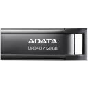 Adata USB флеш-накопитель AROY-UR340-128GBK 128 ГБ, USB 3.2 Gen 2, скорость чтения 100 МБ/с, черный, металлический корпус