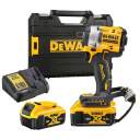 Akumuliatorinis veržliaraktis 1/2"; 18V, DCF921P2T, 406Nm, 2x5Ah, TSTAK, LANYARD READY, DCF921P2LRT-QW DEWALT