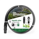 Sūk&scaron;anas &scaron;ļūtene 4 m, AQUATIC PLUS, SATP2204/BK-SET, melna, PVC, 26 mm ārējais diametrs, 22 mm iek&scaron;ējais diametrs, komplektā ar filtru un sūk&scaron;anas grozu.