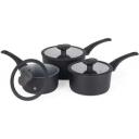 Russell Hobbs Augstais sautē&scaron;anas katliņu komplekts RH02131EU7, 16cm, 18cm, 20cm, 3 x stikla vāki