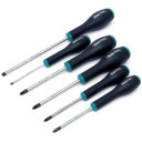 Kruvikeerajate komplekt 6 tk. 3.0, 6.5, PH1, PH2, PZD1, PZD2, K63065 KAMASA TOOLS
