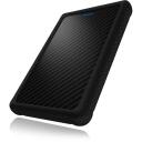Raidsonic ICY BOX ārējais korpuss IB-223U3a-B, SATA 6Gb/s, USB 3.0, 2.5", 1 x hot-swap, silikona aizsargapvalks