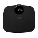 Elektrooniline vannitoakaal maksimaalse koormusega 180 kg täpsusega 100 g ja kehamassiindeksi BMI mõõtmise funktsiooniga must AD8172B Adler