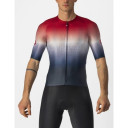 Velo krekls AERO RACE 6.0 Jersey, izmērs: M, Savile Blue/Pro Red, 8050949571033 CASTELLI