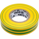 Изолента ПВХ 15ммх20м жёлта-зелёная YT-81593 YATO