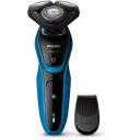 Philips Skustuvas S5050/04, 8 h, 30 min, drėgnas ir sausas, NiMH, 3 galvutės, juoda/mėlyna, belaidis