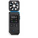 Fnirsi Digitālais anemometrs FAM-02, krāsu displejs, 5 mērī&scaron;anas vienības, 8 asmeņi, vēja ātrums, temperatūra, mitrums