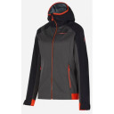 Jaka MACNAS Softshell Jkt W, izmērs: L, Carbon/Cherry Tomato, 8020647209460 LA SPORTIVA