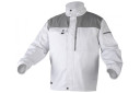 Augstas redzamības jaka HOGERT HT5K361-2XL, balta ar pelēkiem akcentiem, izmērs 2XL