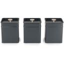 Salter kannu komplekts BW124591EU7, 1,6l, oglekļa tērauds, zila, 3 daļas, viegli tīrāmi, moderns dizains