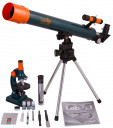 Mikroskoop ja teleskoop lastele eksperimentaalse komplektiga, LabZZ MT2 Plus, 75-900x, L69299, LEVENHUK