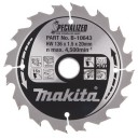 Пильный диск Ø136x20x1,5 мм 16Z 20 ° BSS501 MAKFORCE Makita