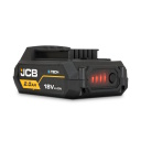 JCB JCB-18LI-2 Professional 18V Li-Ion akumuliatorius įrankių maitinimui 2.0Ah suderinamas su JCB 18V akumuliatoriniais įrankiais