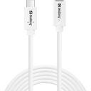 Sandberg USB kabelis 136-55, 2m, 10Gb/s, 100W PD, USB-C male, USB-C female