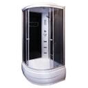 Baltic Aqua Du&scaron;as kabīne RENNE-D 9122549, 900mm, 900mm, 2150mm, pusapaļa, hidromasāža