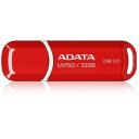 Adata USB флеш-накопитель AUV150-32G-RRD 32GB, USB 3.2 Gen 1, красный, Cap, CE, FCC, VCCI, BSMI, Plug and Play
