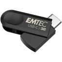 Emtec USB m&auml;lupulk ECMMD32GC283, 32GB, USB 3.2, 80Mbps, 20Mbps, must, plastmass