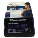 Iek&scaron;palags Cotton Travel Liner, Navy Blue, 9327868032952 SEA TO SUMMIT