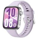 Huawei Watch FIT 4 viedais pulkstenis 55020EYM, 1,82 collu AMOLED, 480 x 408 pikseļi, ūdensizturīgs, violets, Bluetooth, NFC, GPS