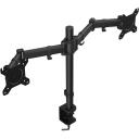 Endorfy monitorid, EY8F003, 2 ekraani tugi, 2 x 8 kg, 13-27 tolli, VESA 75 x 75 mm, 100 x 100 mm, must