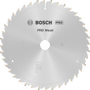 Stacionārā ripzāģa disks 254x30x40 mm, kokam, Paneļzāģiem PRO WOOD RIPZĀĢA ASMENS, 2608640435, BOSCH