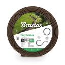Zāliena apmale EASY BORDER brūna, BRADAS, OBEBR4010SET, 10m garums, 40mm augstums, 20 stiprinājumi