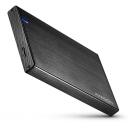 Axagon HDD korpusas EE25-XA6C 2,5" USB-C 5Gbps, juodas, 0,6 m laidas
