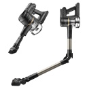 Dreame T30 Flex 450W Belaidis dulkių siurblys 2-in-1 namams ir automobiliui su sulankstoma rankena ir 24000 Pa siurbimo galia, veikimo laikas iki 60 min Juoda / auksinė VJ74E