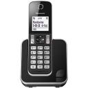 Panasonic Juhtmevaba telefon KX-TGD 310 PDB BLACK, must, 20h, 250h, 120 numbrit, 10 kiirvalikut, DECT, intercom