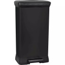 Мусорное ведро Curver 0802162929 50L чёрное металлизированное Deco Bin