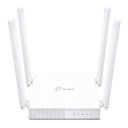 Wi-Fi mar&scaron;rutizatorius AC750 dviejų dažnių belaidis Archer C24 802.11ac Wi-Fi 300 Mbps (2.4 GHz) 433 Mbps (5 GHz) 4&times;10/100 Mbps LAN 4 antenos Baltas TP-Link