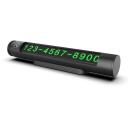 Tellur Pagaidu stāvvietas karte TLL171251, 76g, 143,8 x 22 x 25,6 mm, melna, alumīnija kausējums + ABS, divi numuri