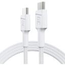 Green Cell KABGC30W USB kabelis, 1.2 m, USB 3.2 Gen 1, 60 W, 480 Mbit/s, strāvas kabelis, ātra uzlāde