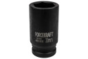 Dziļā triecienmuciņa, FORCEKRAFT, FK-46510030, 30 mm, 3/4"DR, CrMo materiāls