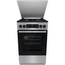 Gorenje Dujinė viryklė GK5C42SJ, 50cm, 4 zonos, 62l, elektrinė orkaitė, Inox, 9 režimai, Aqua Clean