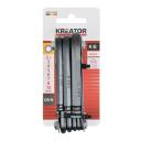 Kuuskantvõtmete komplekt 8 tk KREATOR KRTH21602 Kroom vanaadium, Alumiiniumkorpus