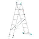 Kombinējamās kāpness divd. 2x7 pakāpieni, divdaļīgas, 3.14m