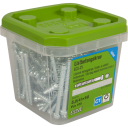 Varžtas betoninėms grindjuostėms ECS-CY, 5,0x50 balto cinkuoto 100vnt. 105202 ESSVE