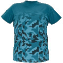 Zilas kamuflāžas T-krekls NEURUM CAMOU, S izm ČERVA
