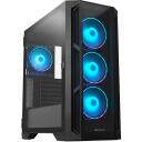 Chieftec PC korpus GA-01B-TG-OP, E-ATX, 4x 120mm A-RGB ventilaatorit, 3x 2.5" ja 2x 3.5" ketaste pesa, must