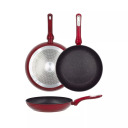 Raudona indukcinė keptuvė su grotelėmis CosmoØ, 24 cm  24222101