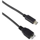 Targus USB-C kabelis, ACC925EUX, 1m, 10 Gbps, 3 A, 24 pin USB-C, 10 pin Micro-USB Type B, melns